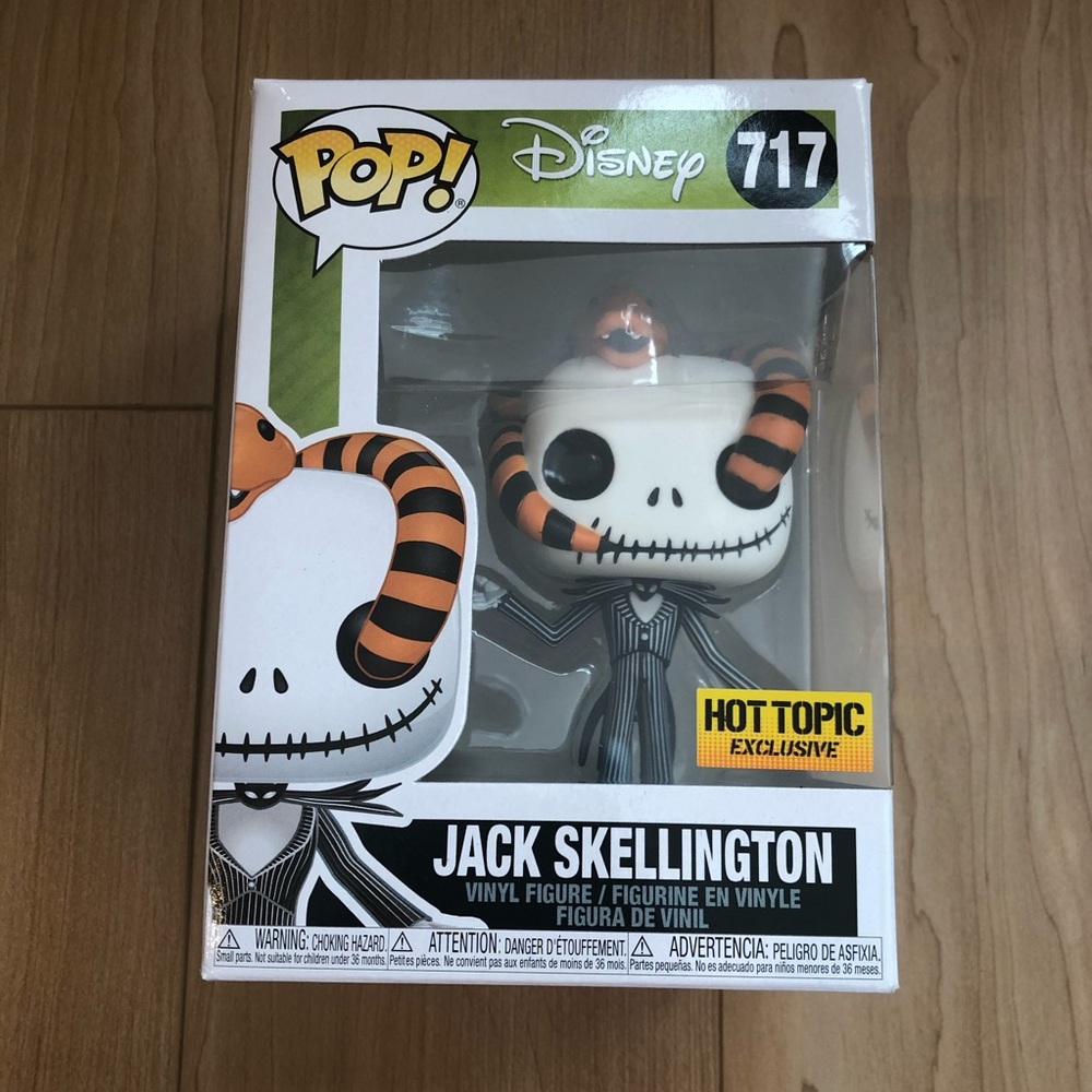 Jack Skellington Funko POP Hot Topic Exclusive NIB